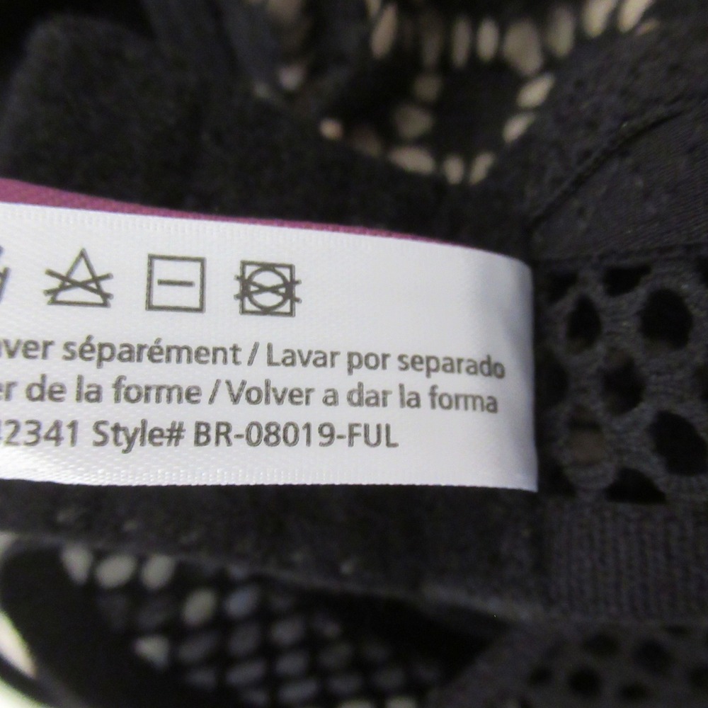 New Adore Me Bra 34D Black Tatum Full Coverage Underwire Back Closure - Picture 7 of 8
